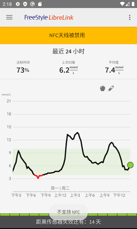 雅培瞬感血糖仪检测截图
