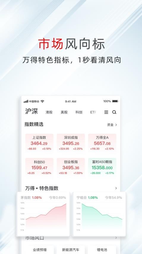 万得股票软件截图