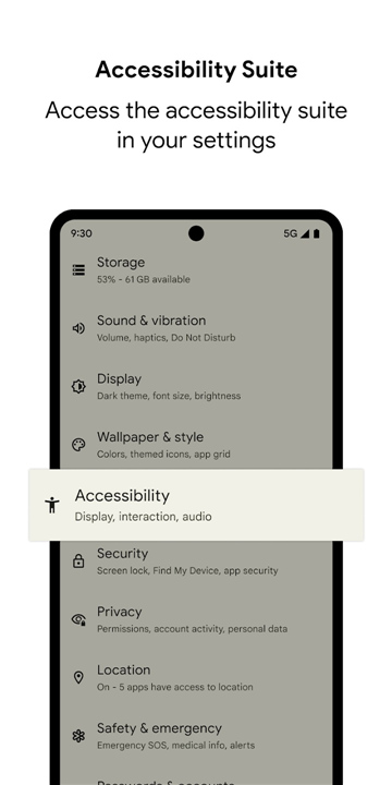 Android无障碍套件截图